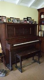 Antique Player piano - $250 with reels