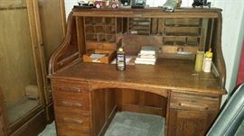 Attorney's executive size oak desk