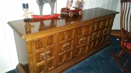 Beautiful oak credenza