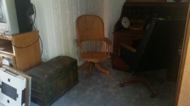 Antique Cane office chair - over 80 years old-$60!
