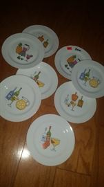 Cocktail appetizer plates