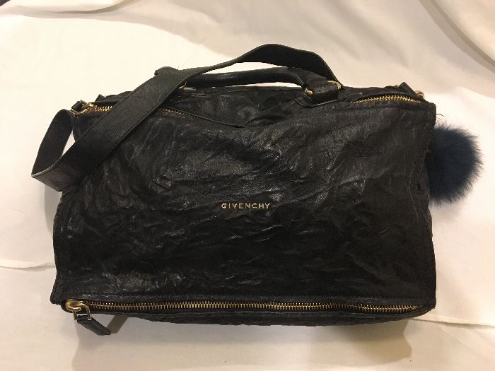Givenchy wrinkled leather weekender bag, brand new, $1500 retail