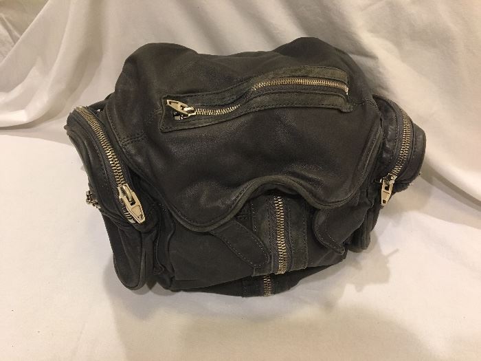 Alexander Wang black leather Marti backpack, new condition, $1500 retail