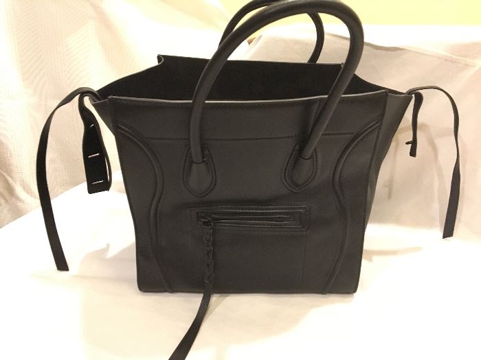 Celine Phantom Black Leather medium Tote, brand new never used. $3000 retail