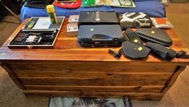 Cedar chest and shooting items