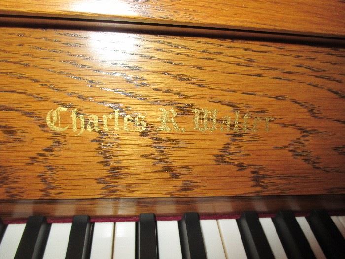 Charles R. Walter Piano