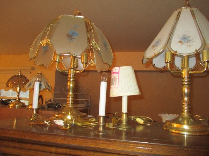 Touch lamps and candle lamps