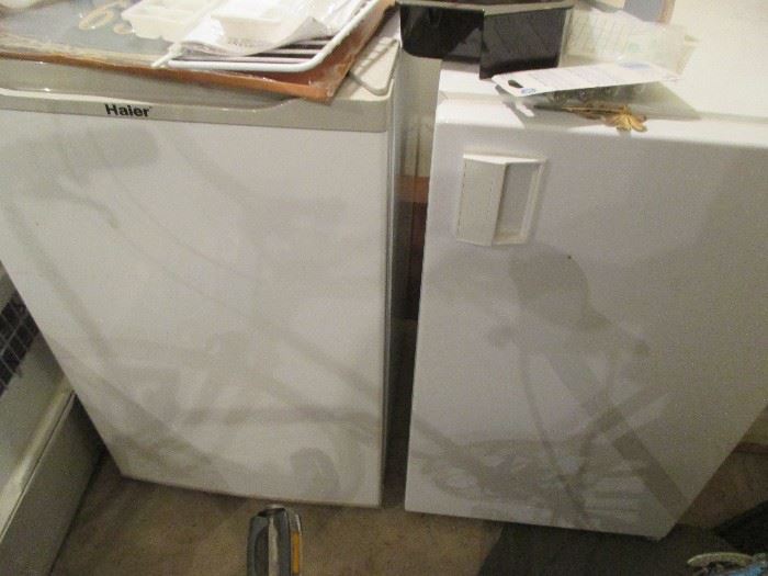 Two Dorm size refrigerators