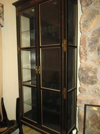 Beautiful Black lighted Display Cabinet!! Must See!!