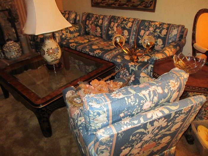 Beautiful Sofa, Two Chairs - Henredon