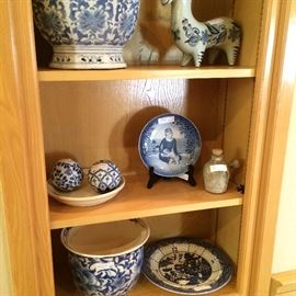 Blue & white selections