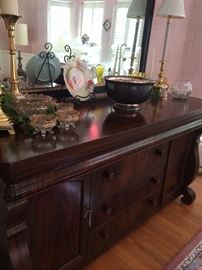 Extra large antique buffet