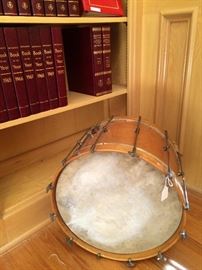 Vintage marching drum