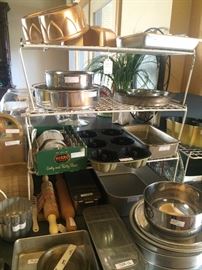 A variety of baking items