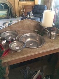 Pewter items