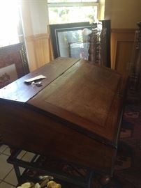 Antique merchant's desk
