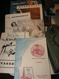 Play bills,  a bunch from the fifties and sixties.