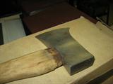 High carbon steel hatchet.