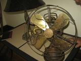 One of two GE brass fans in working condition.