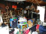 The garage is packed, still digging and sorting.