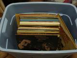 some Lp's and some old country 45's