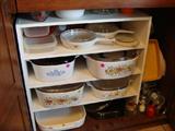 Lots of corning ware