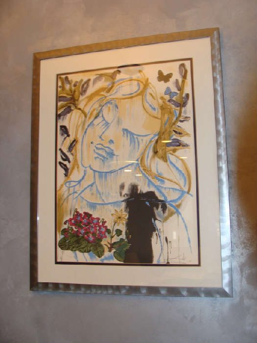 Signed and numbered Salvador Dali, "The Seasons" one of four to be sold as a suite