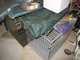 Large dog kennels