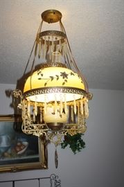 Gorgeous antique hanging lamp