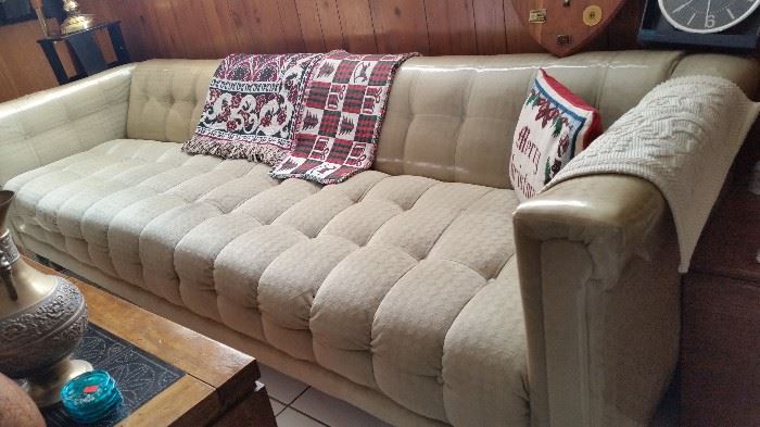 7ft long Mad Men Style VIntage Sofa - SATURDAY PRICE IS $75!
