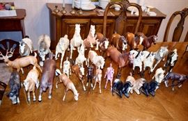 Collection of Breyer Moulding Co. toy horses
