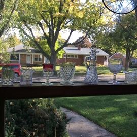 TONS OF ODDS AND ENDS, ANTIQUE AND VINTAGE GLASSWARE