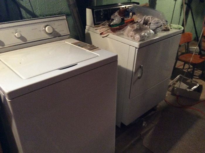 WORKING WASHER AND DRYER