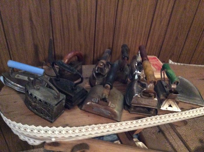 Collection of irons