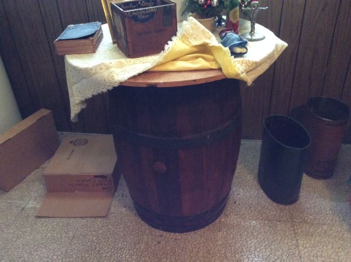 Wonderful oak barrel
