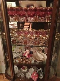 Ruby glass collection