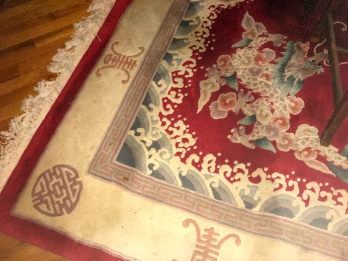Asian modern rug