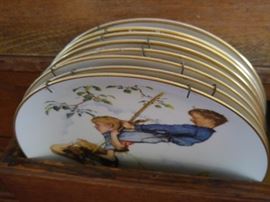 Set of Norman Rockwell plates