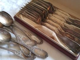 antique silverplate flatware