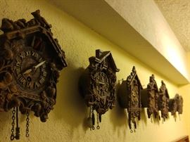miniature cuckoo clocks!