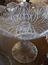 Towle crystal large comport