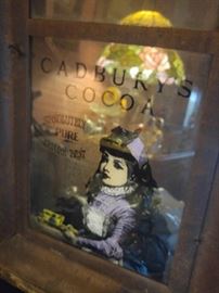 empty wall clock cabinet