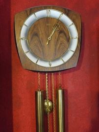 mid-century wall clock