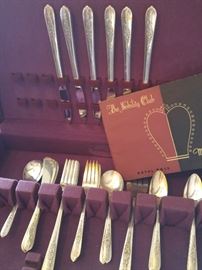 silverplate boxed flatware