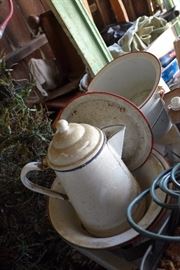enamel pans and pots