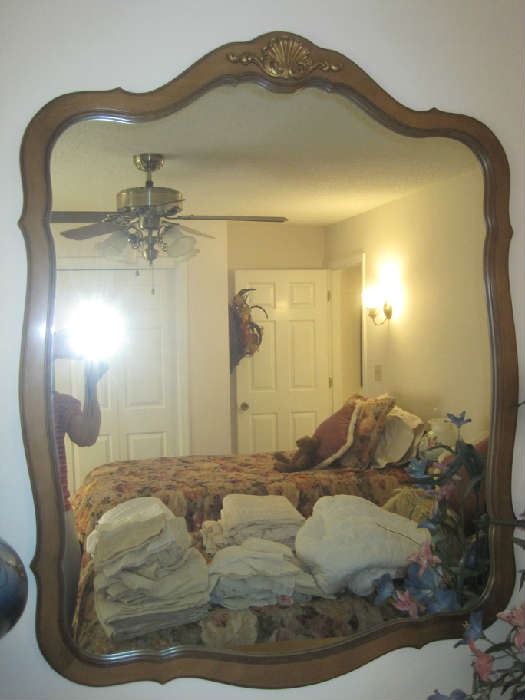 Mirror over dresser
