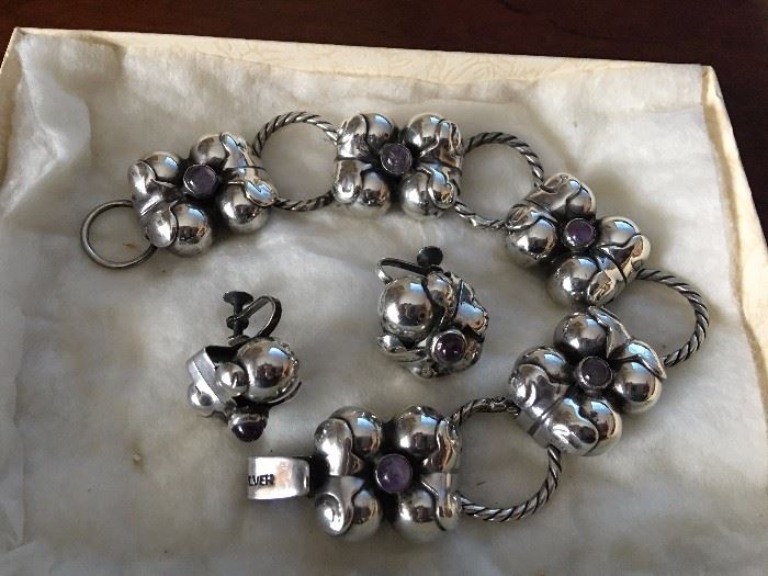 Beautiful Mexican silver jewelry