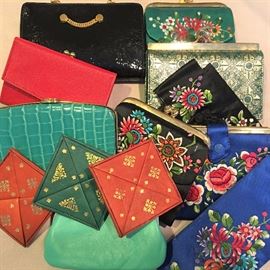 Hundreds of new vintage wallets, change purses, key holders, and more.