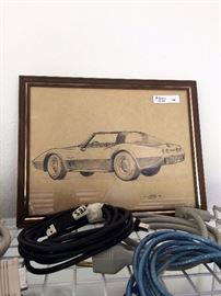 Corvette drawing