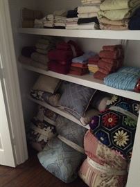 Lots of linens/bedding